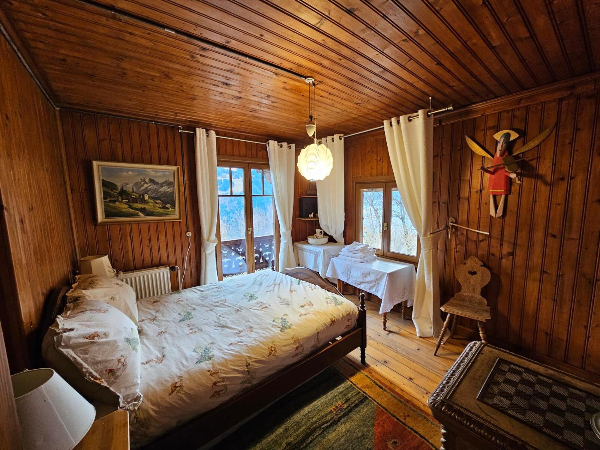 Magnifique Chalet Valerie 5 Chambres A Coucher & Vue Unique Gryon Exteriör bild